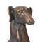 Glitzhome&#xAE; 30.25&#x22; Bronze Sitting Greyhound Dogs, 2ct.
